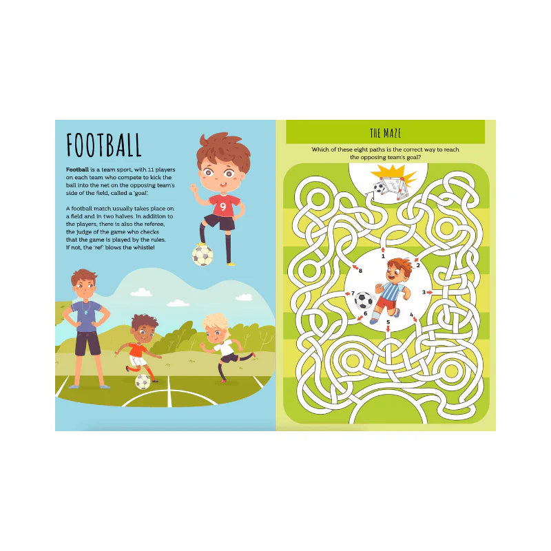 Sassi Stickers and Activities Book - Sports