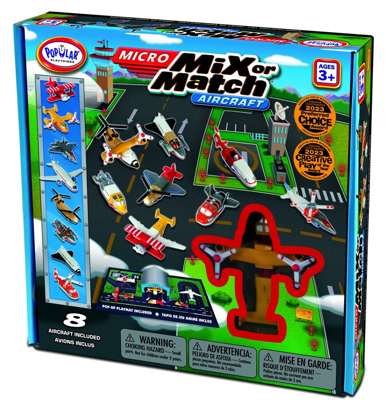 Popular Playthings - Micro Click | Mix or Match Aircraft
