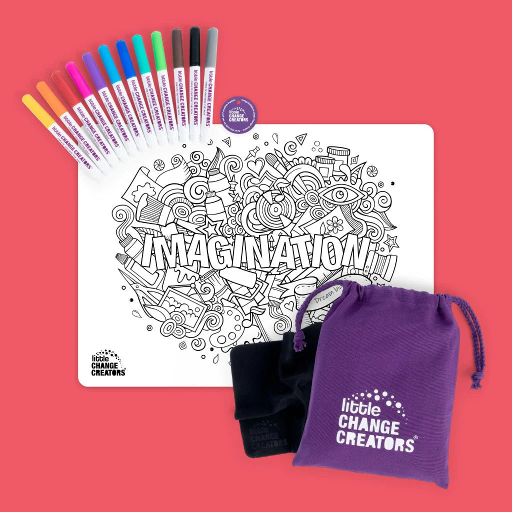 little Change Creators - IMAGINATION Re-FUN-able™ Colour + Draw Set