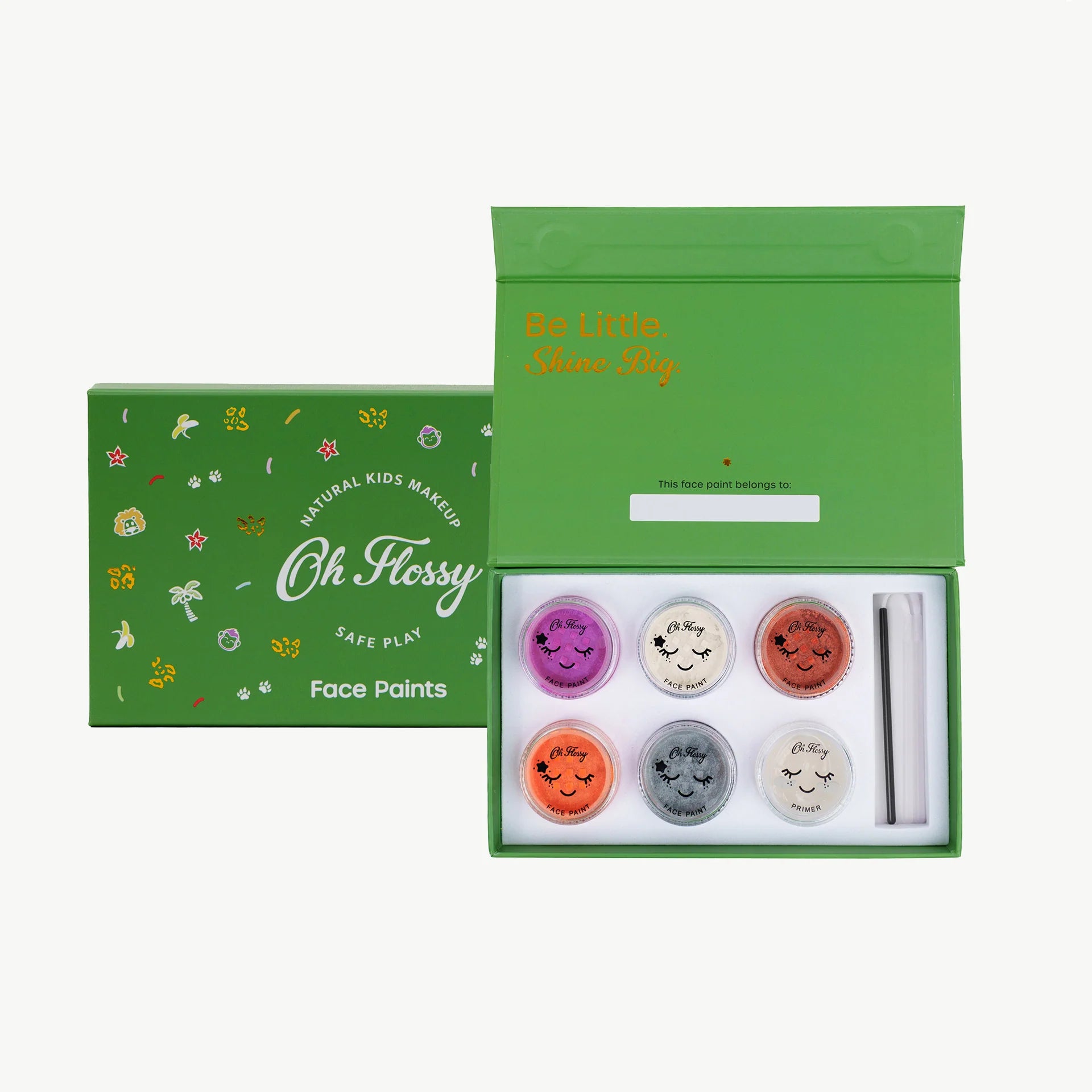 Oh Flossy Wild Wonders Kids Face Paint Set