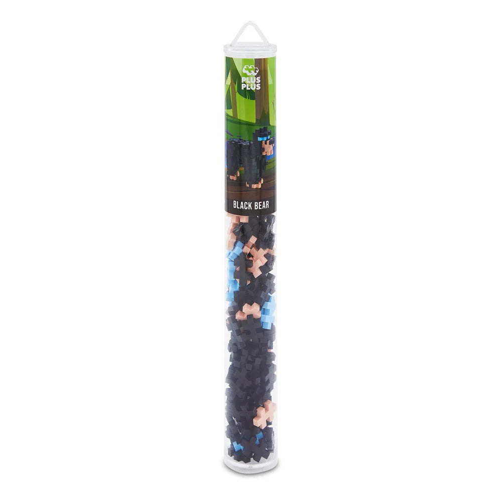Plus Plus - Black Bear - 100 pcs tube