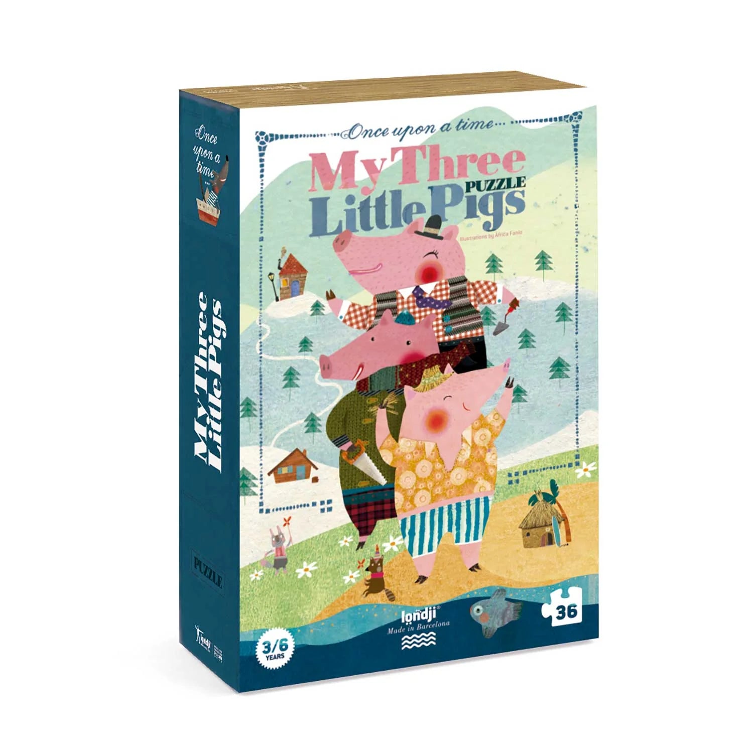 Londji Puzzle - My 3 Little Pigs