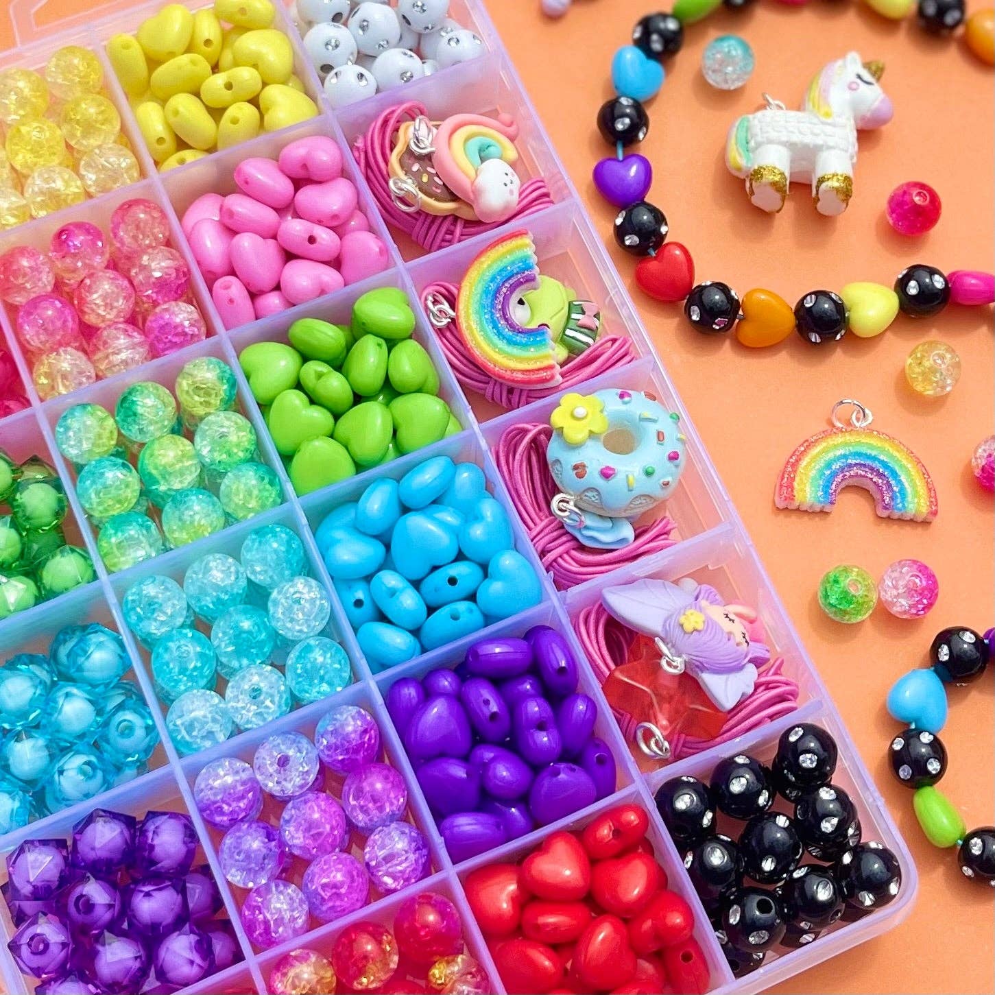 Sweet as Sugar Jewellery Making Kit Large Rainbow