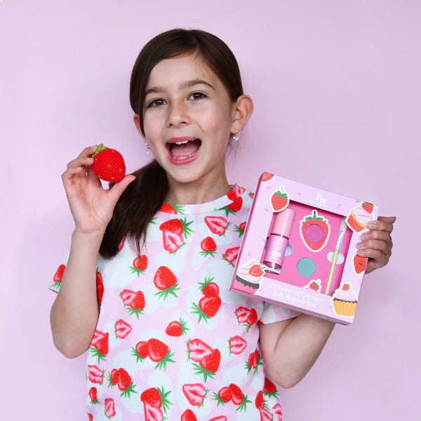 No Nasties Natural Makeup Gift Set - Strawberry Cupcake