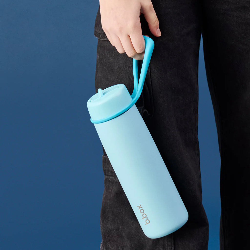 b.box Insulated Flip Top Bottle - 690ml - Lagoon