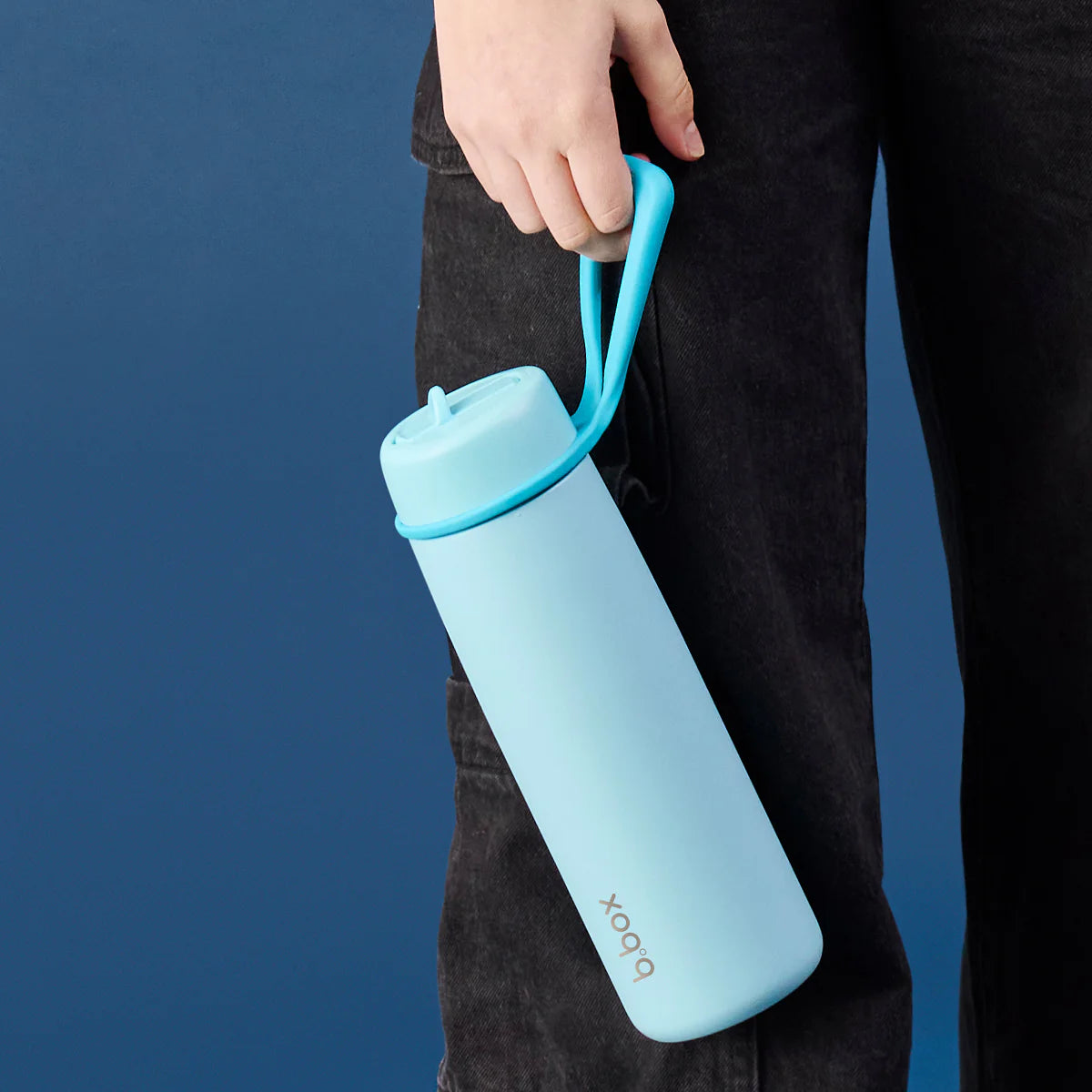 b.box Insulated Flip Top Bottle - 690ml - Lagoon