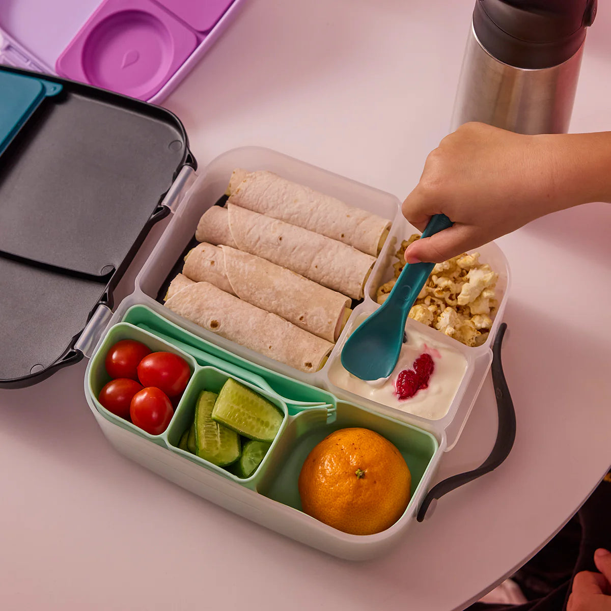 b.box Silicone Bento Tray - Lunchbox