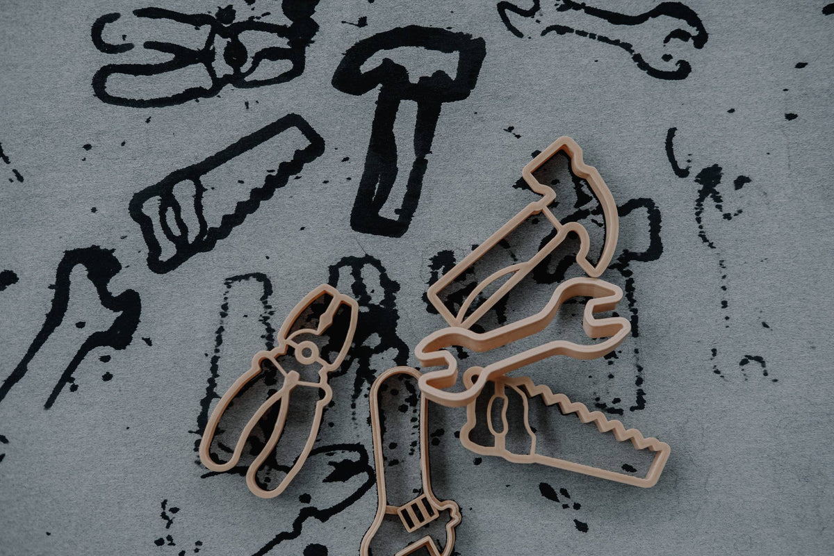 Kinfolk Pantry - Tools Cutter Set - Eco Playdough Tool