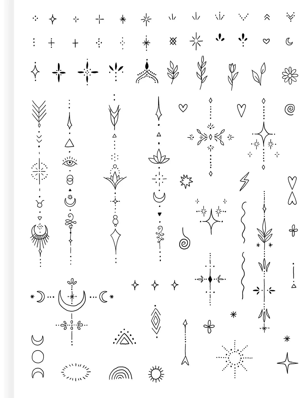 Book | Tattoo Activity Book - Delicate Designs