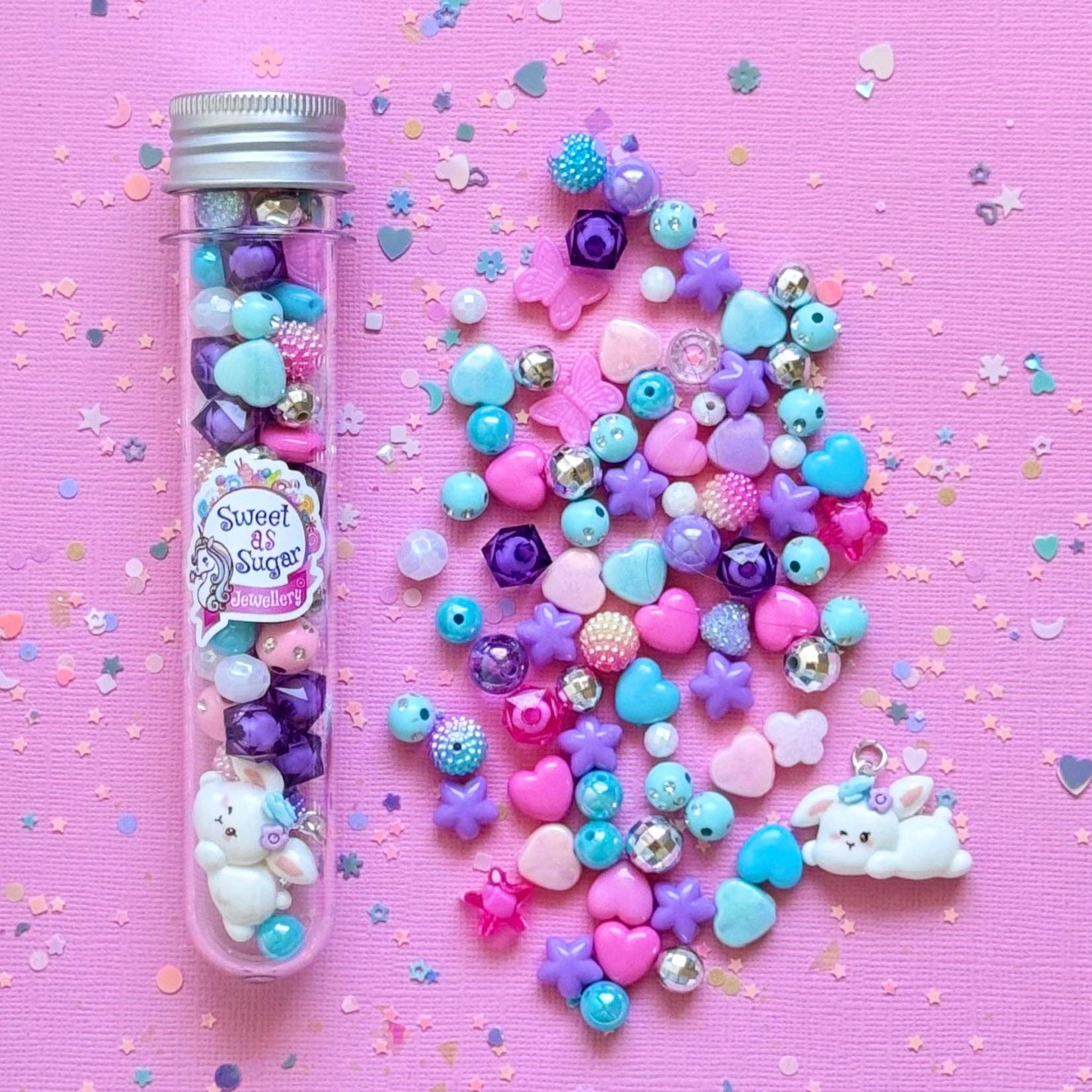 Sweet as Sugar Jewellery Making Kits Test Tube Necklace DIY