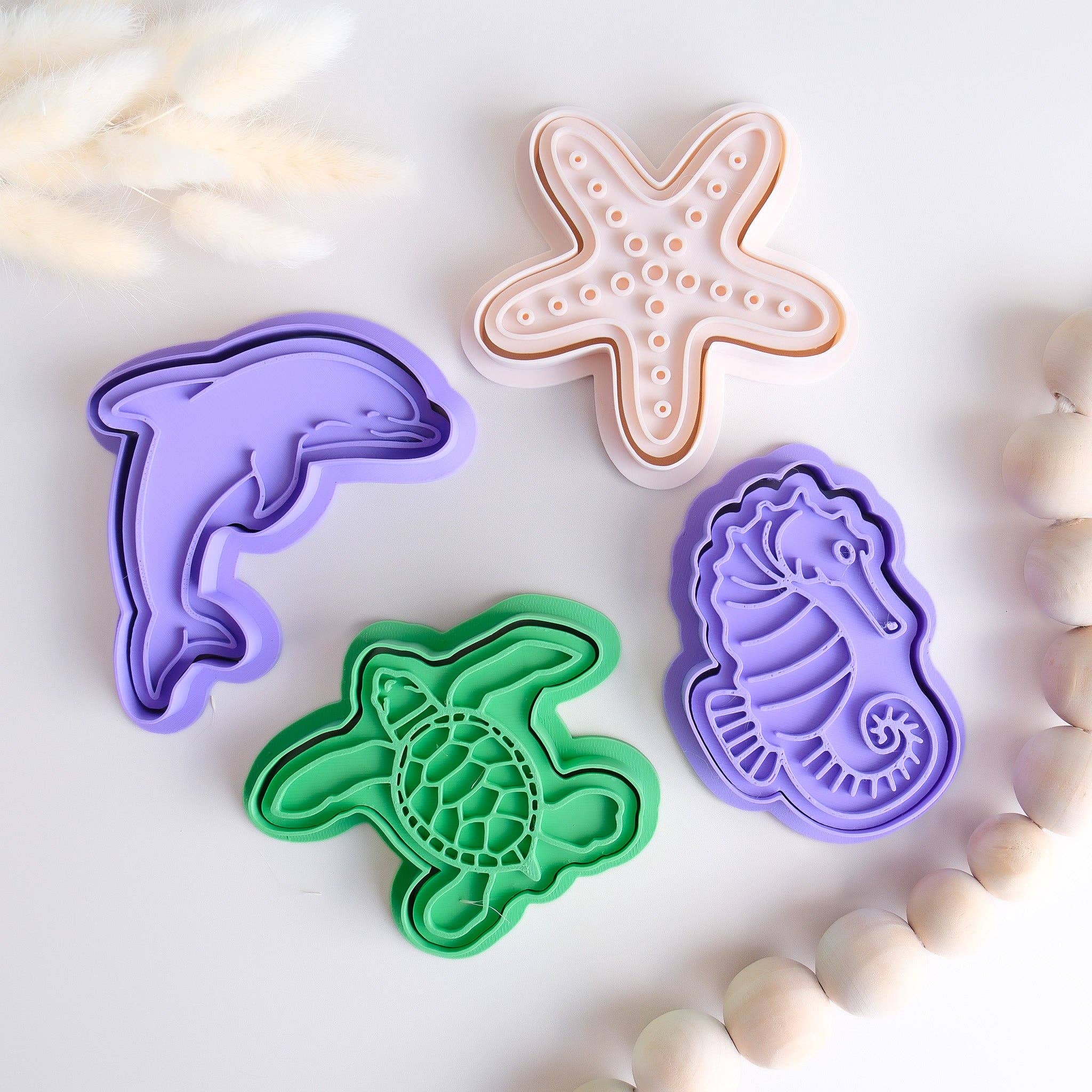 Play Sense - Eco Playdough Stamp | Seahorse