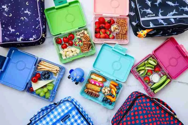 Yumbox Snack Box 3 Compartment - Lime Green