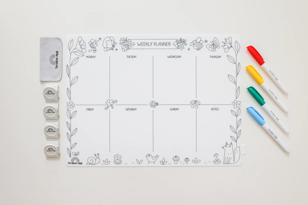 Scribble Mat - Weekly Planner Reusable Mat