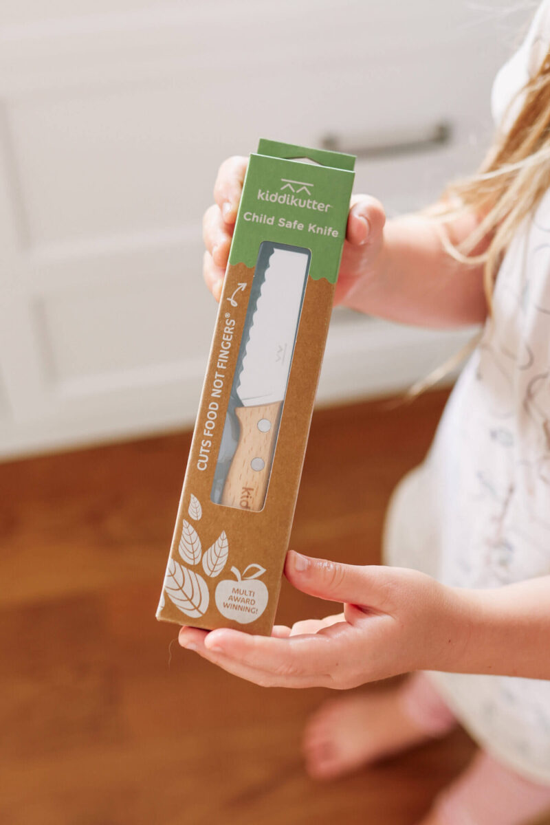 KiddiKutter, Wooden Knife, Safety knives, safety knife, kids knife, kitchen knife, kids kitchen knife