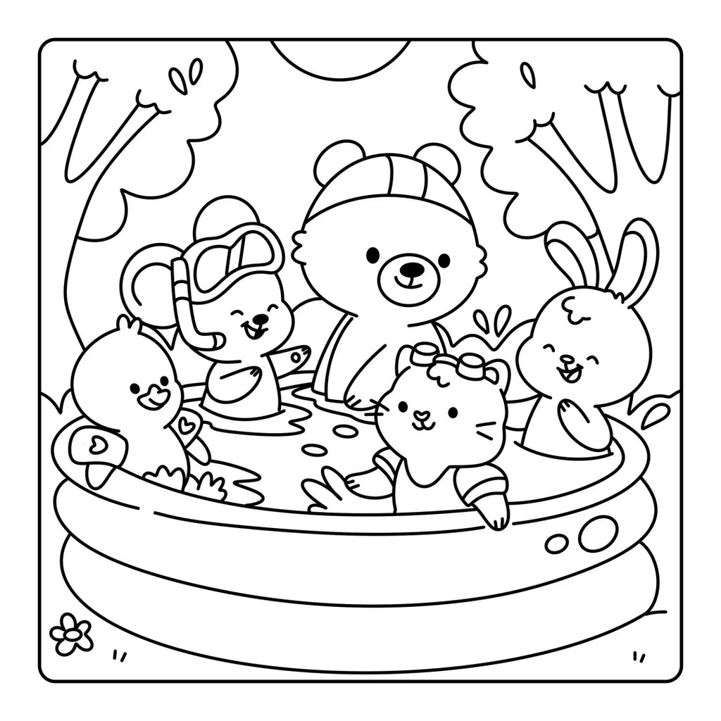 Book | Happy Days - Calm Cuties Cosy Colouring