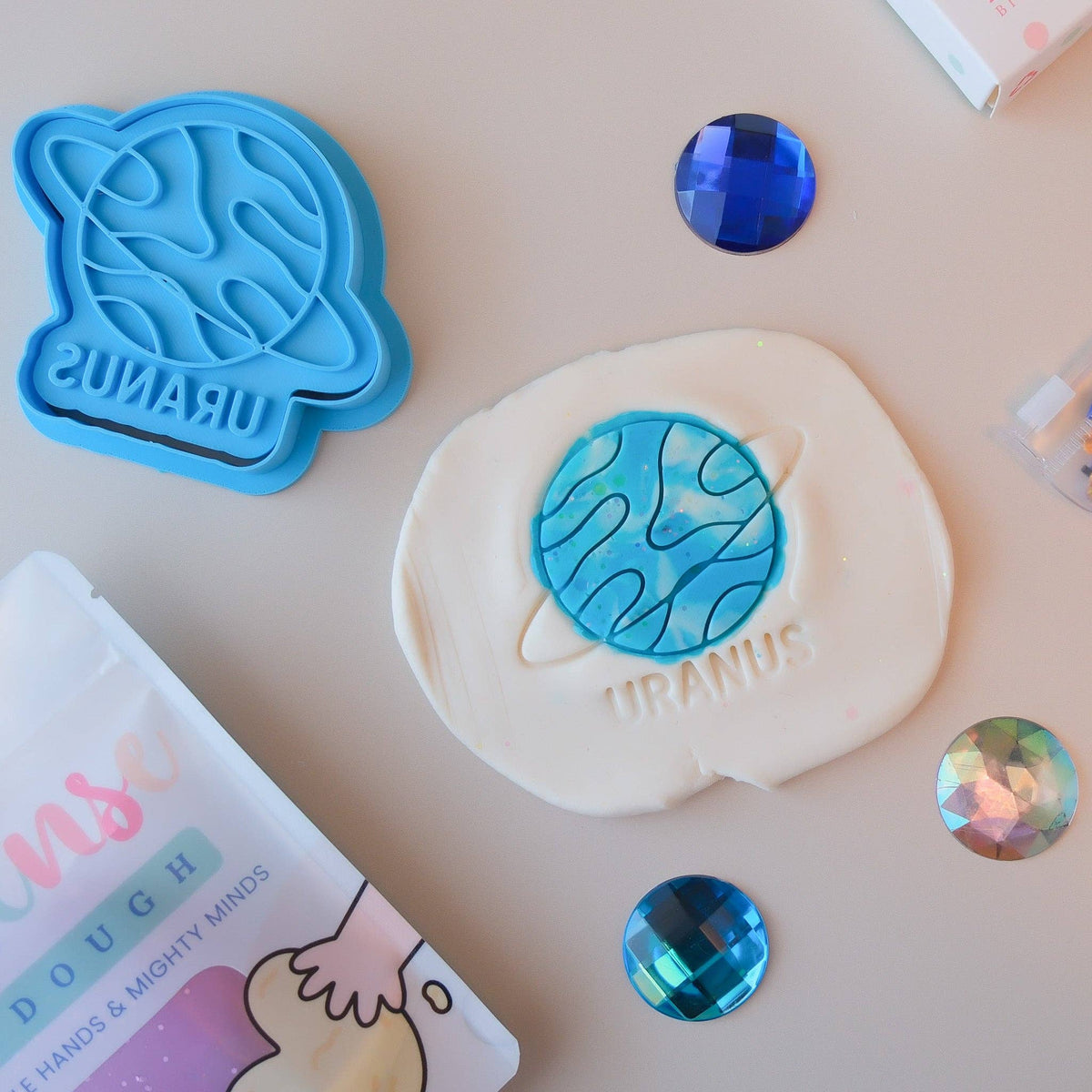 Play Sense - Eco Playdough Stamp | Limited Edition | Uranus
