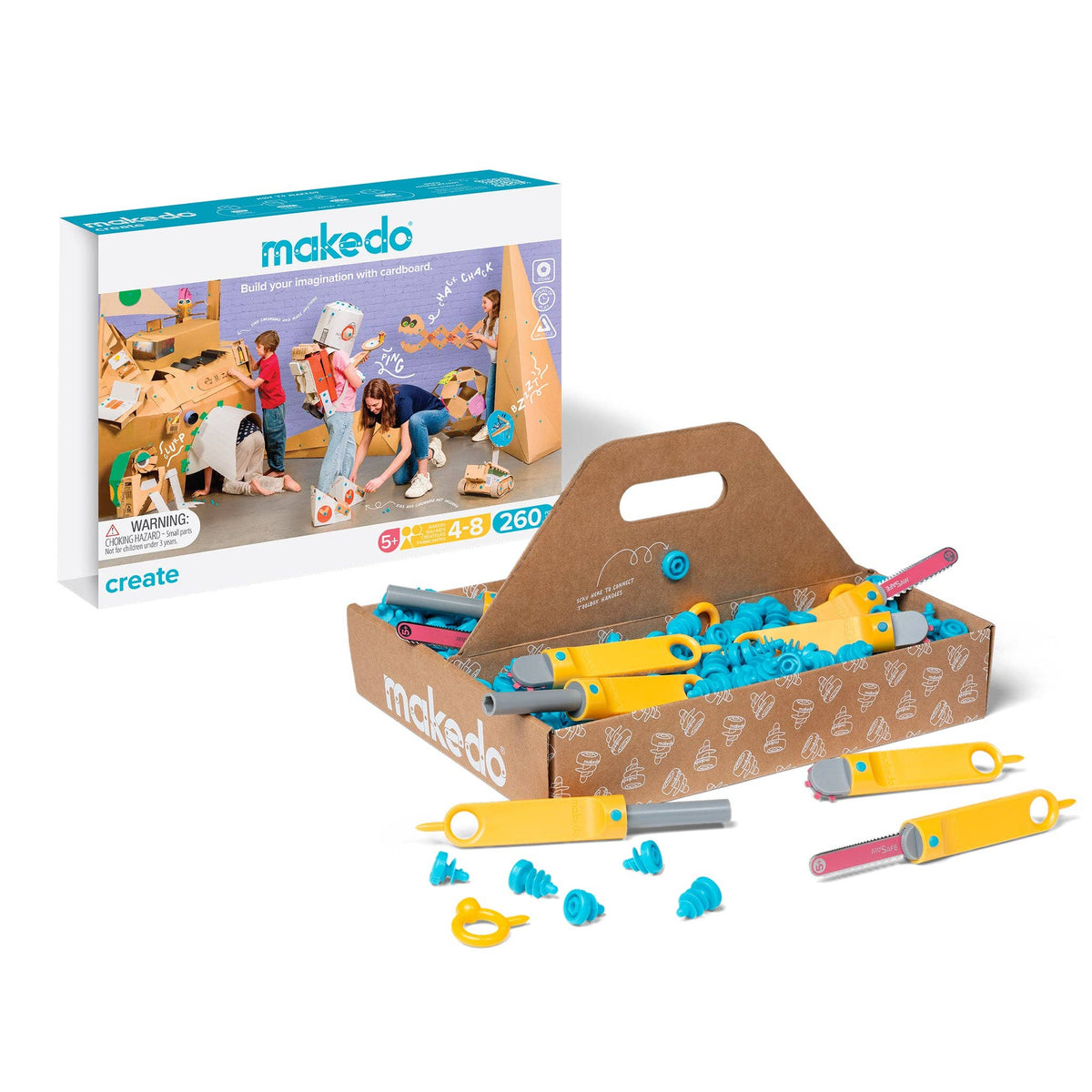 Create Kit | Makedo Cardboard Construction for 4-8 Makers