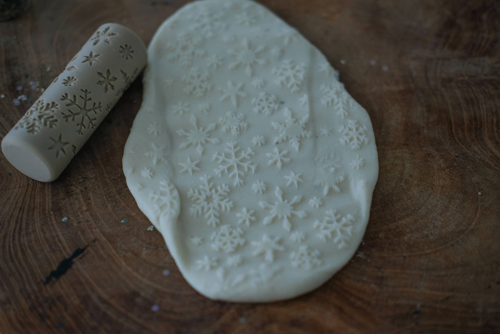 Kinfolk Pantry - Snowflake Roller - Eco Pattern Playdough Roller