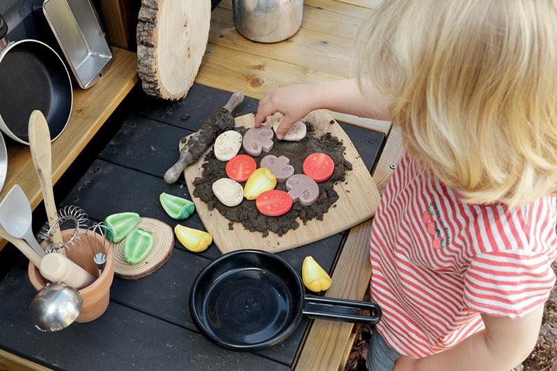 Yellow Door - Sensory Play Stones - Pizza Toppings