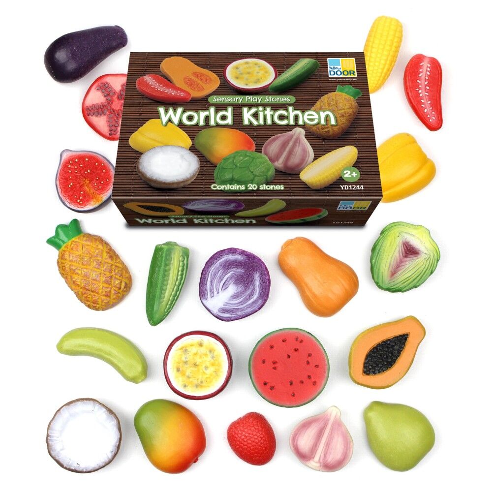 Yellow Door - Sensory Play Stones - World Kitchen