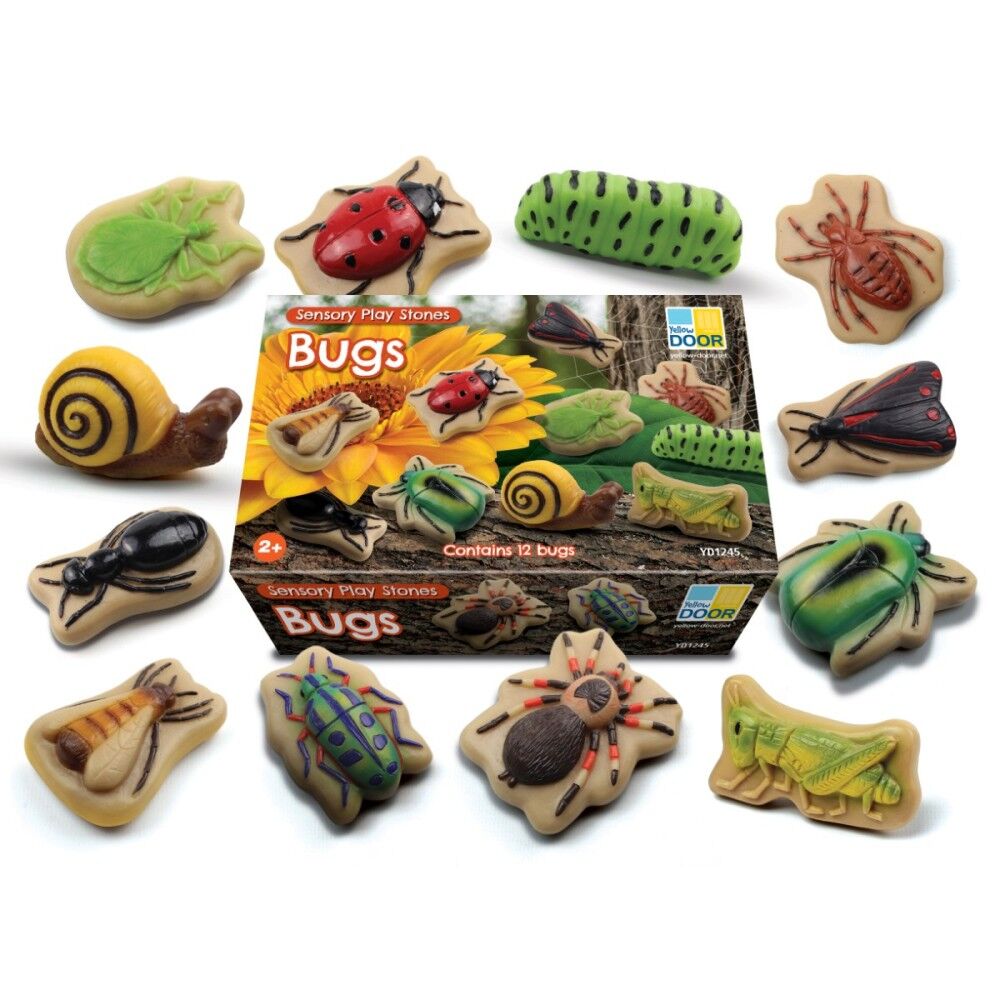 Yellow Door - Sensory Play Stones - Bugs