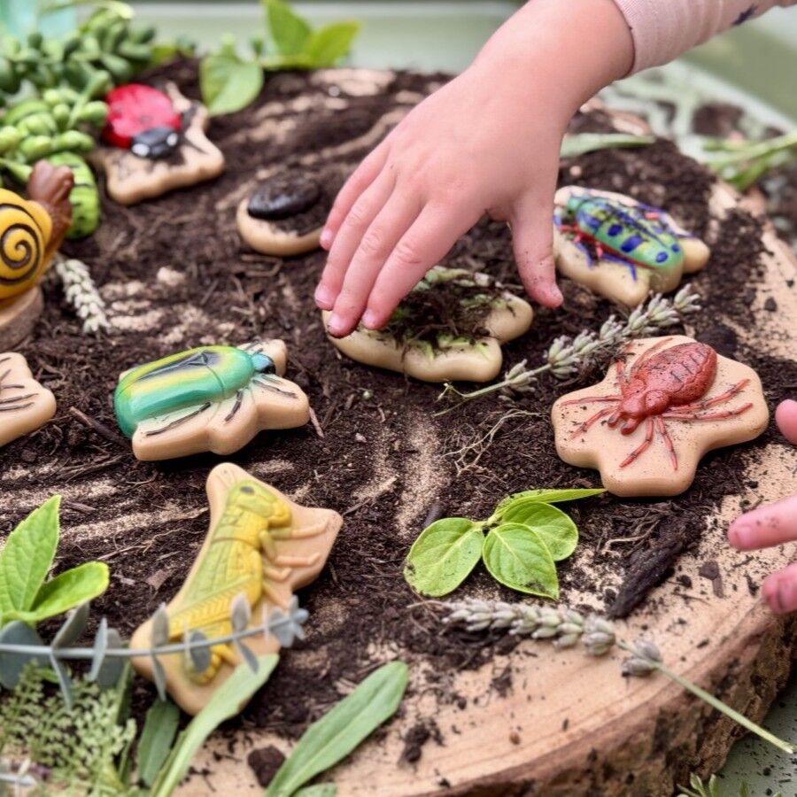Yellow Door - Sensory Play Stones - Bugs