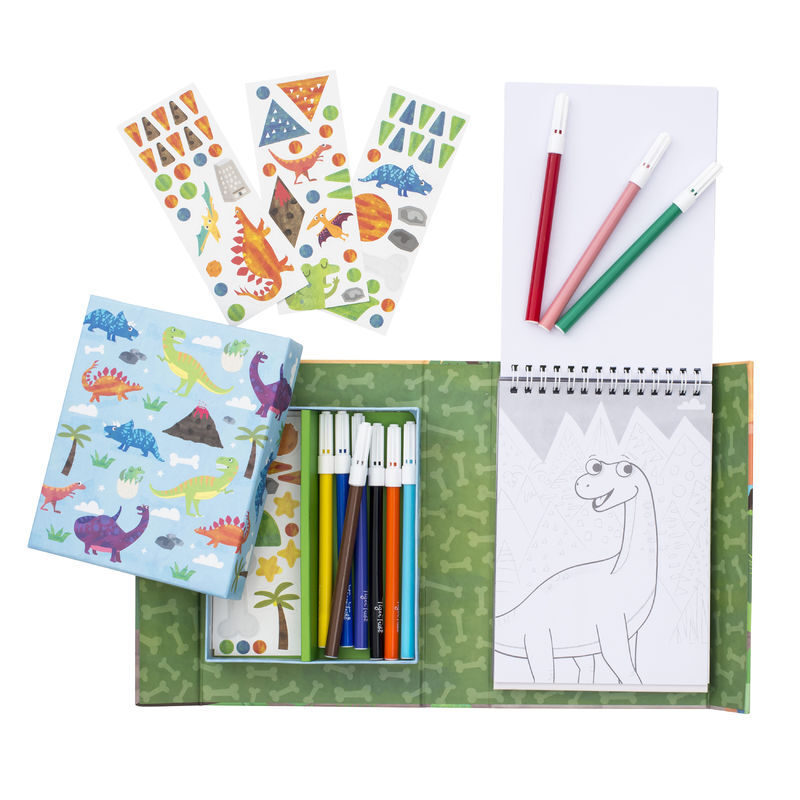 Tiger Tribe - Colouring Set - Dinosaurs