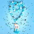 Sweet as Sugar Jewellery Beaded Necklace Blue Princess