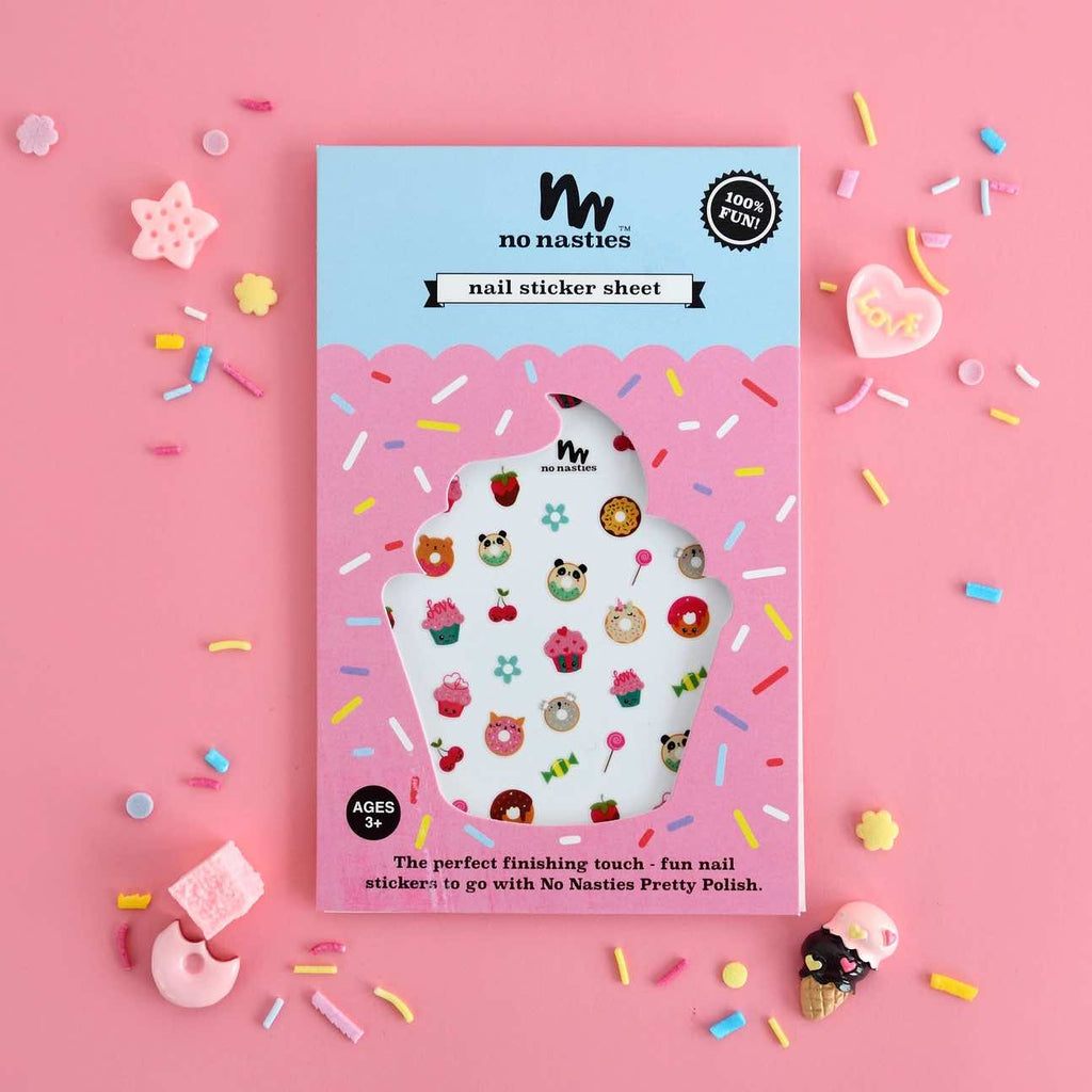 No Nasties Kids - Nail Sticker Sheet
