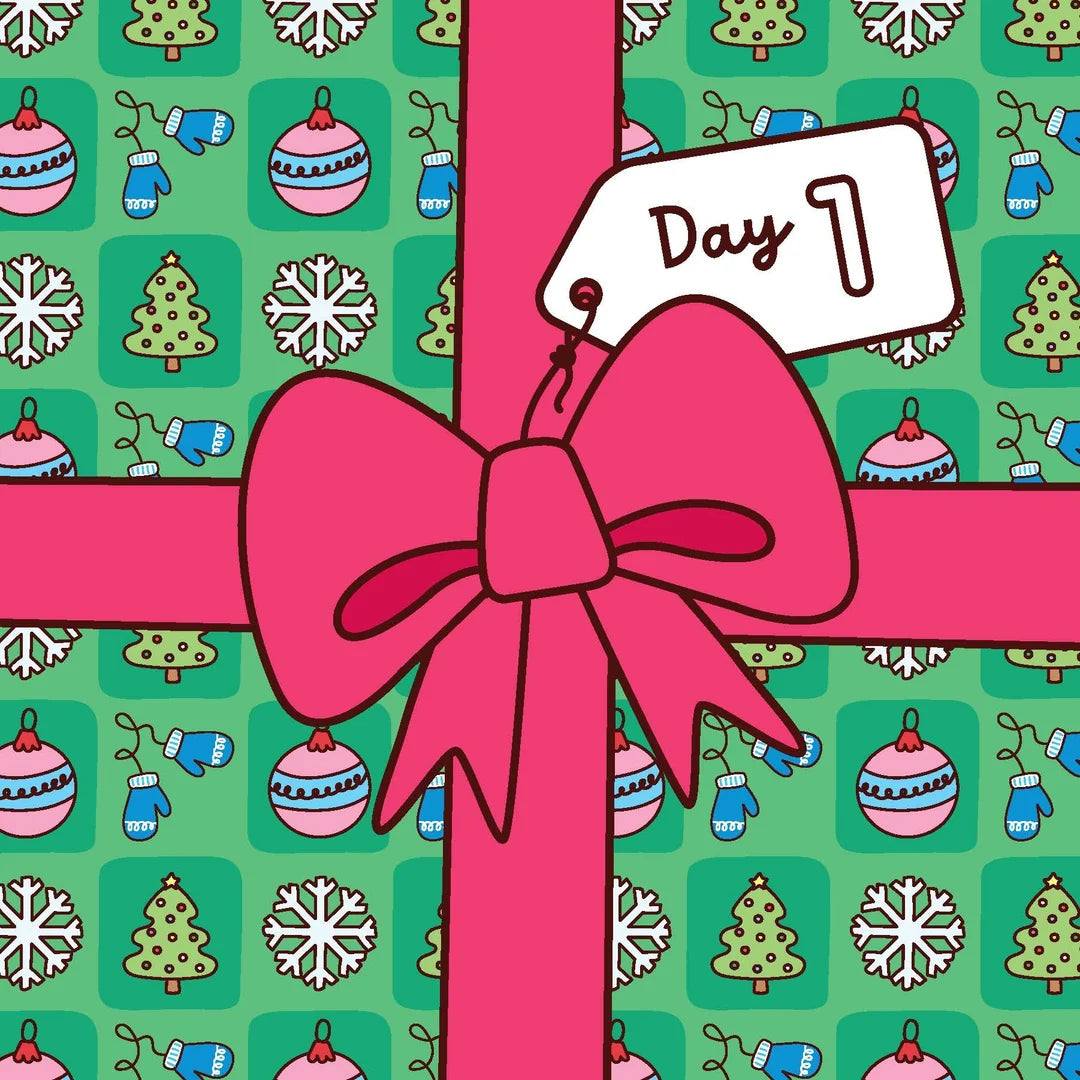 Book | Happy Days - Cosy Christmas Advent Colouring Book (Hardback Edition)