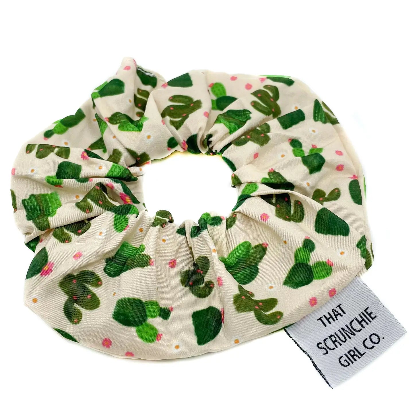 That Scrunchie Girl Co. - Cactus Hair Scrunchie