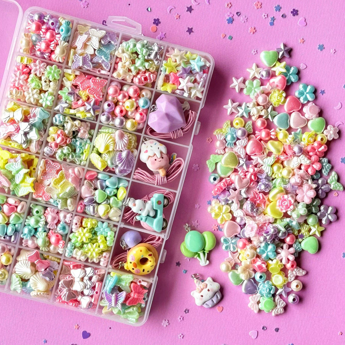 Sweet as Sugar Jewellery Making Kit Large Pastel Shapes