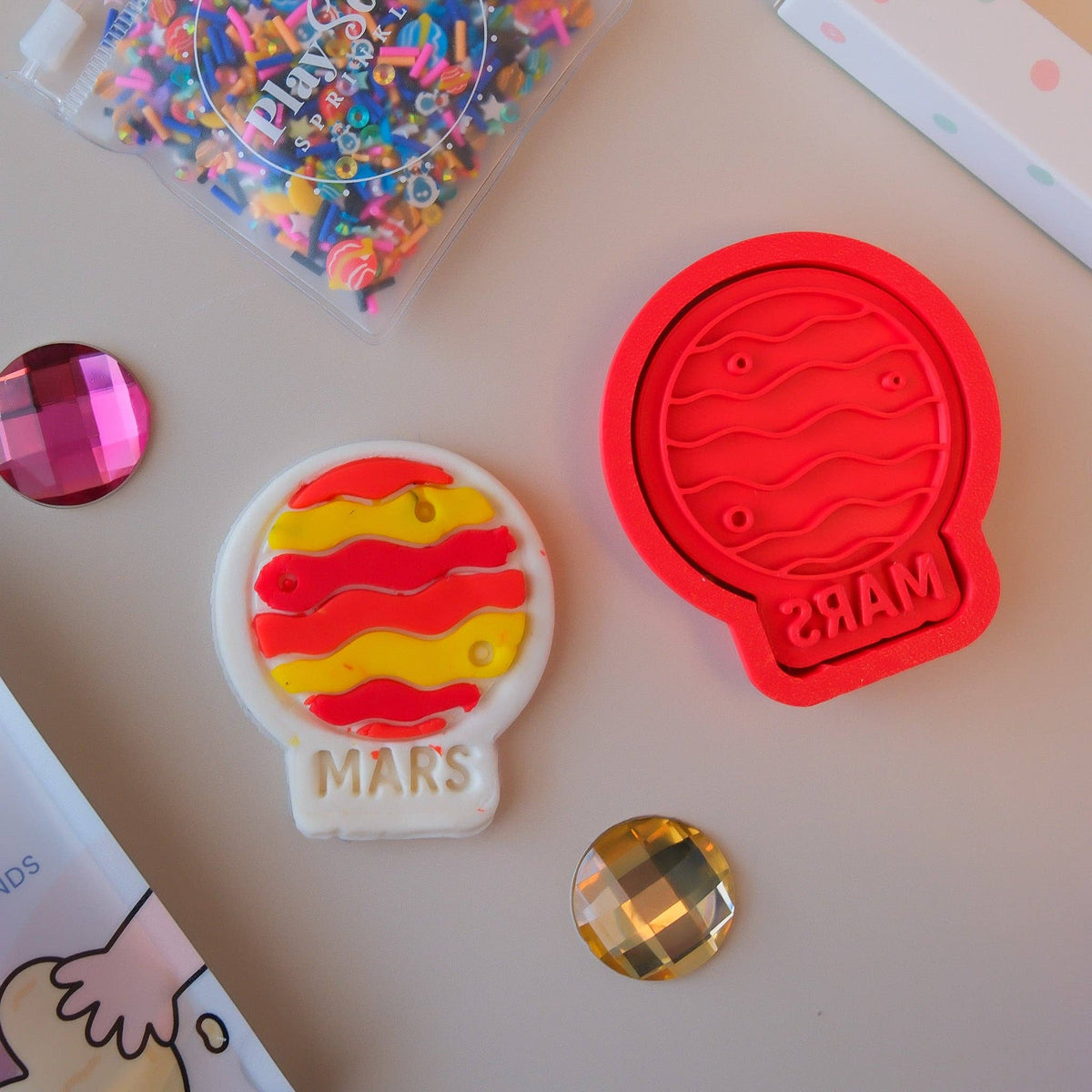 Play Sense - Eco Playdough Stamp | Limited Edition | Mars