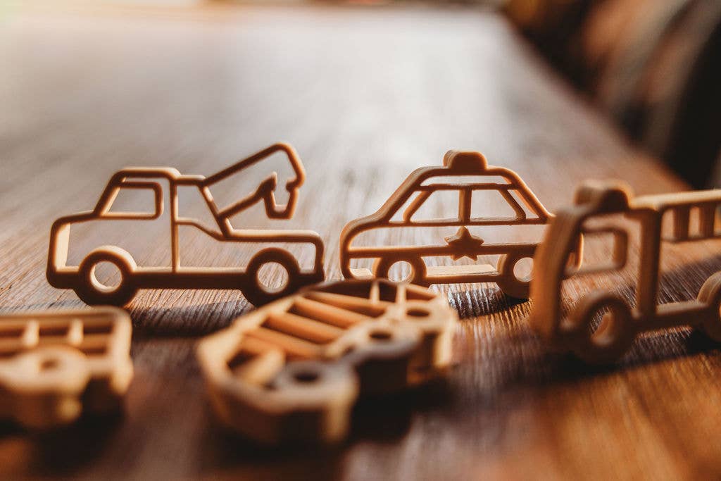 Kinfolk Pantry - Service Vehicle Cutter Set - Eco Playdough Tool