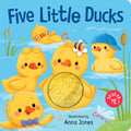 Book | Squeaky Plush Board Book - Five Little Ducks