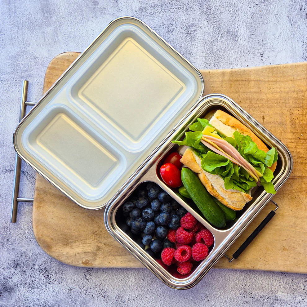 Ecococoon Bento Box 2 Stainless Steel - Leak Proof - Opaque
