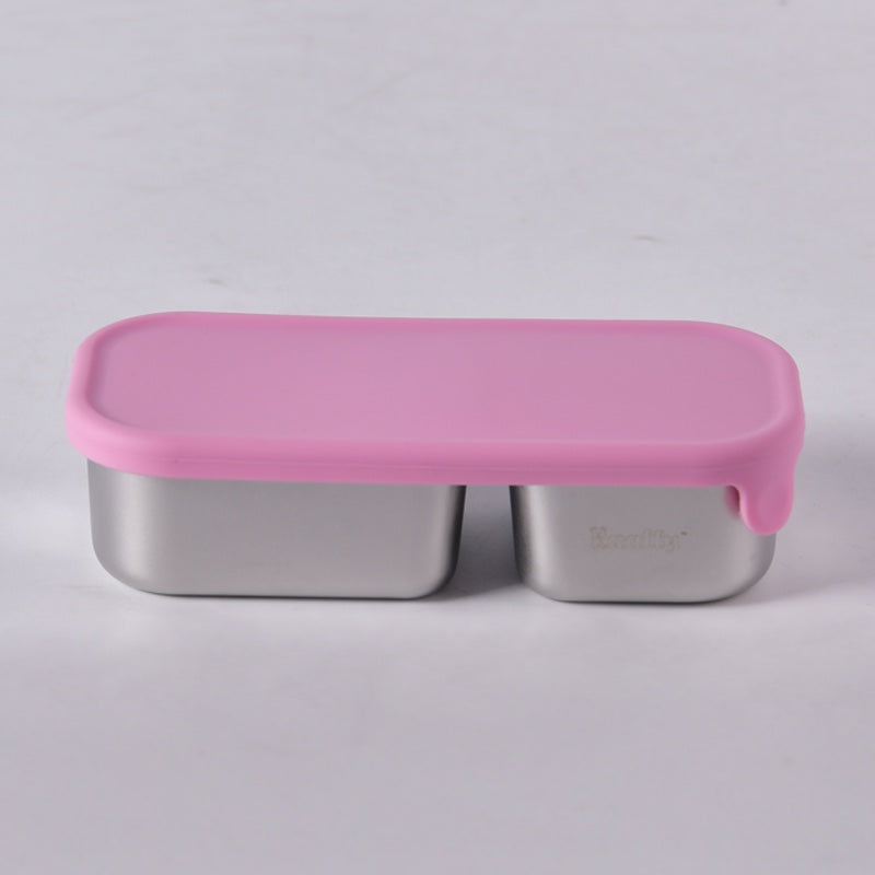 Kaally - Stainless Steel Snack Pot – 2 Compartment