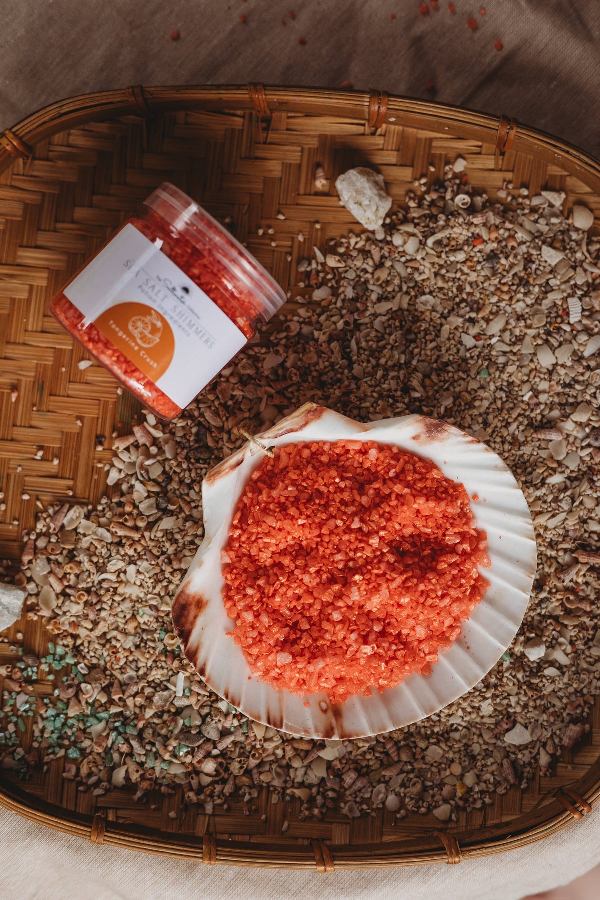 The Saltwater Collective - Tangerine Crush - Orange Sea Salt Shimmers Small