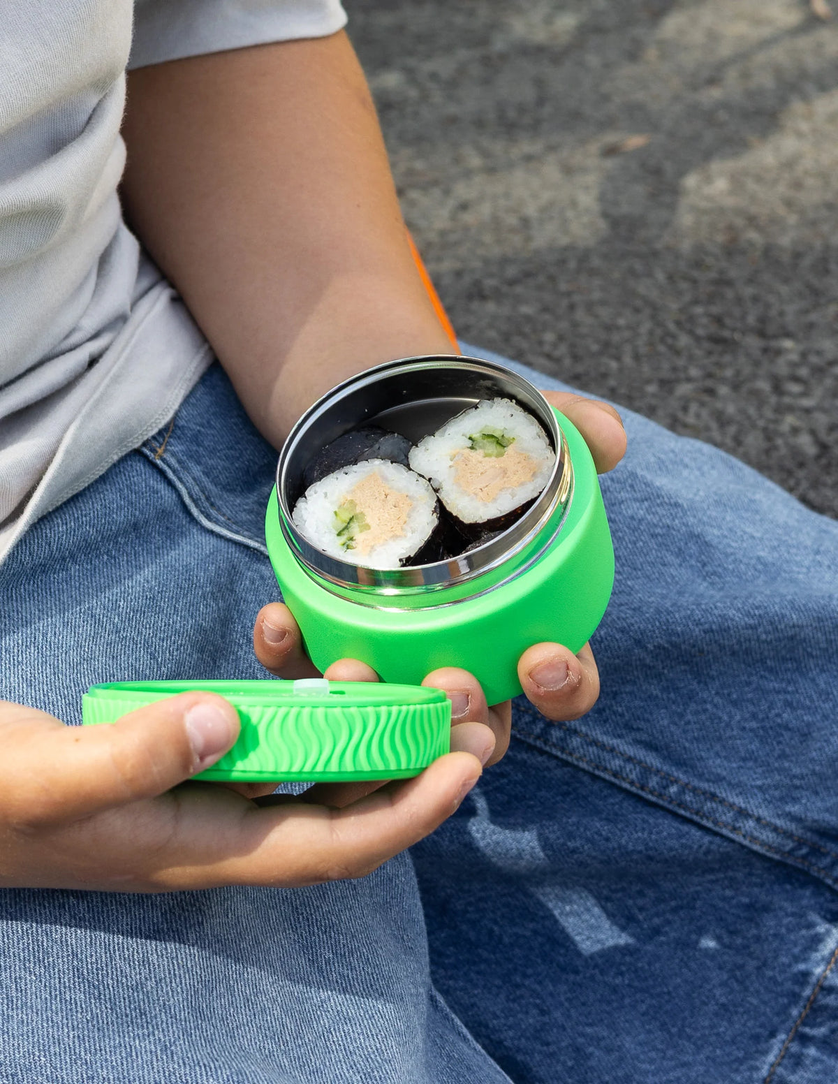 MontiiCo Insulated Mini Food Jar - Apple