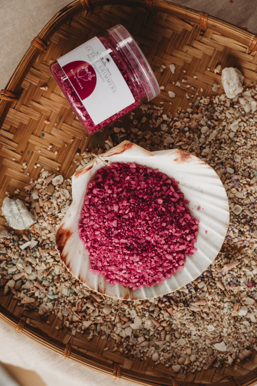 The Saltwater Collective - Berrylicious - Magenta Pink Sea Salt Shimmers Small