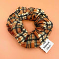 That Scrunchie Girl Co. - Vintage Plaid Hair Scrunchie