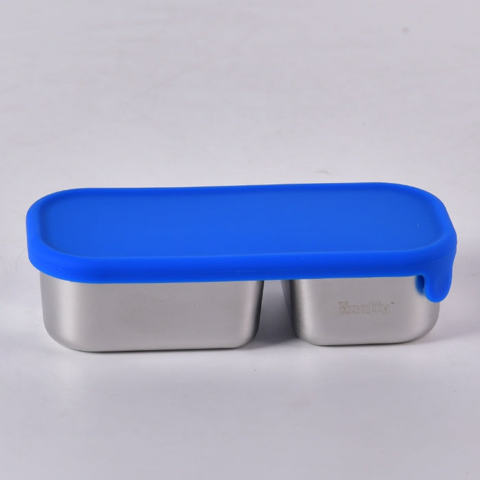 Kaally - Stainless Steel Snack Pot – 2 Compartment