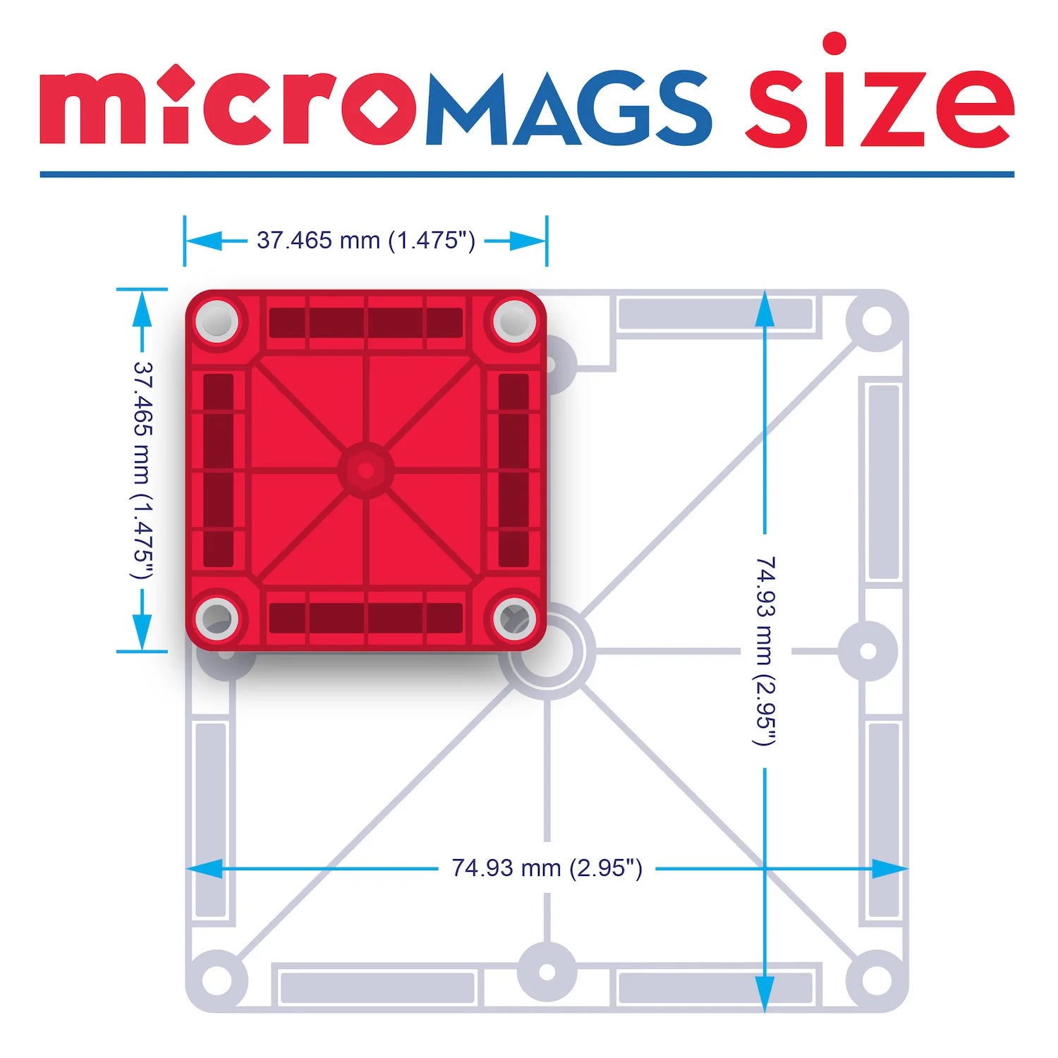 Magna Tiles - microMAGS Travel Set 26Pcs Set