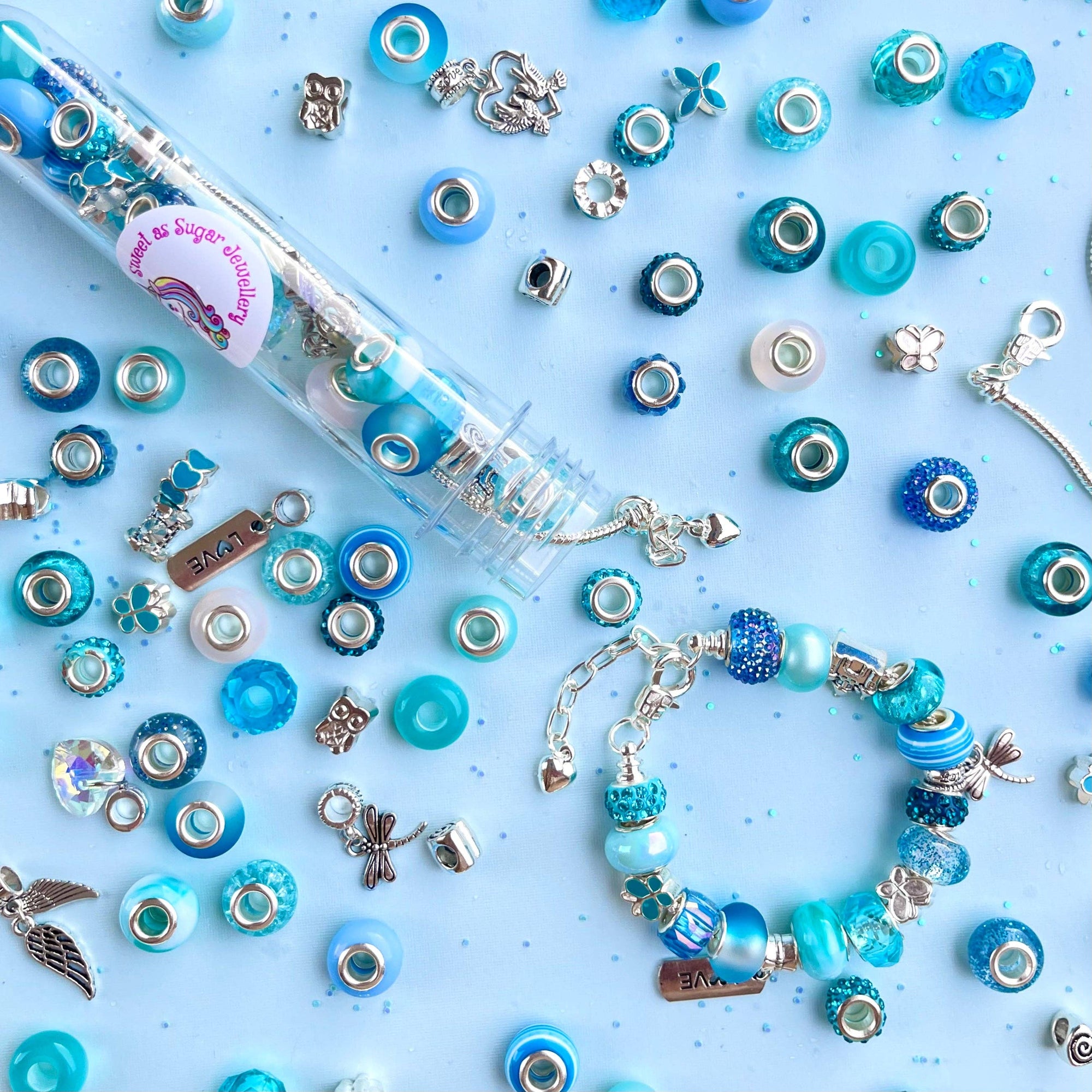 Sweet as Sugar Jewellery Making Kit Charm Bracelet Set