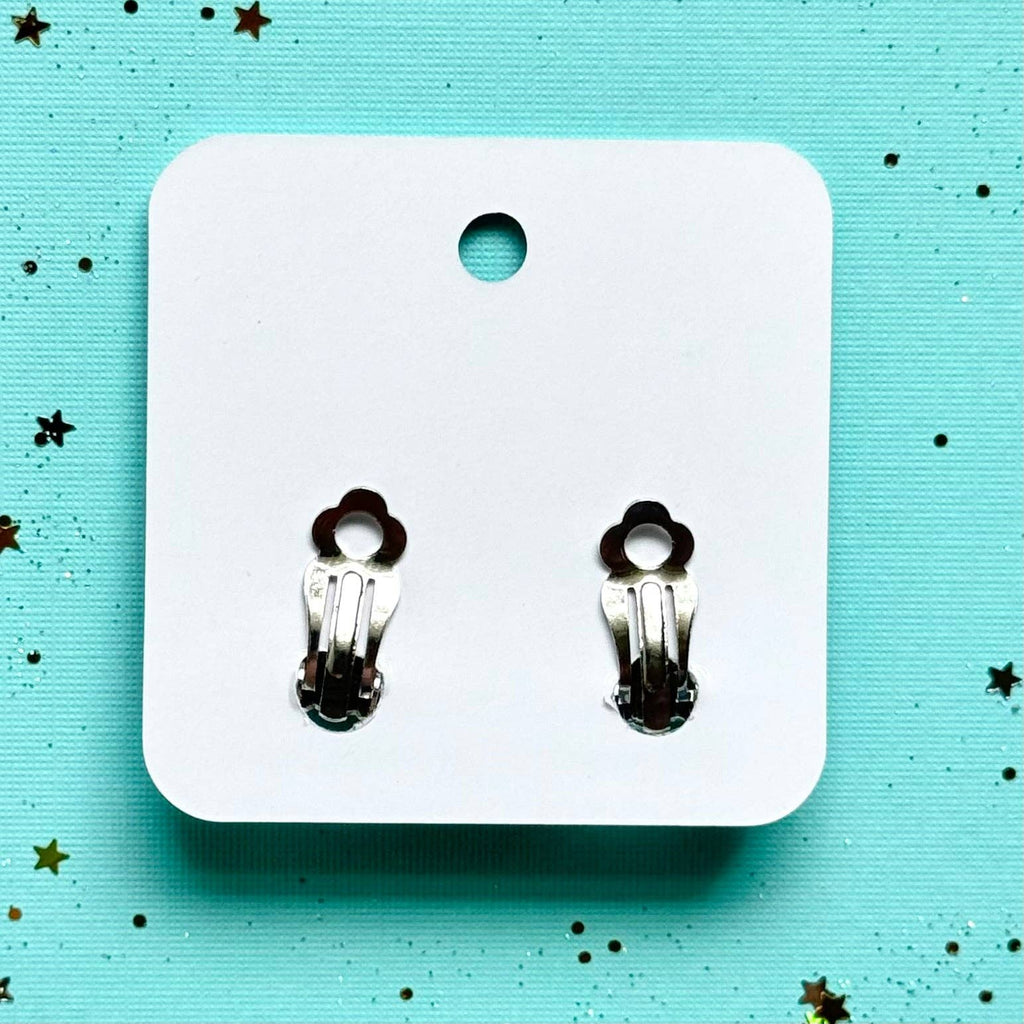 Sweet as Sugar Jewellery Earrings Clip On Blue Bow