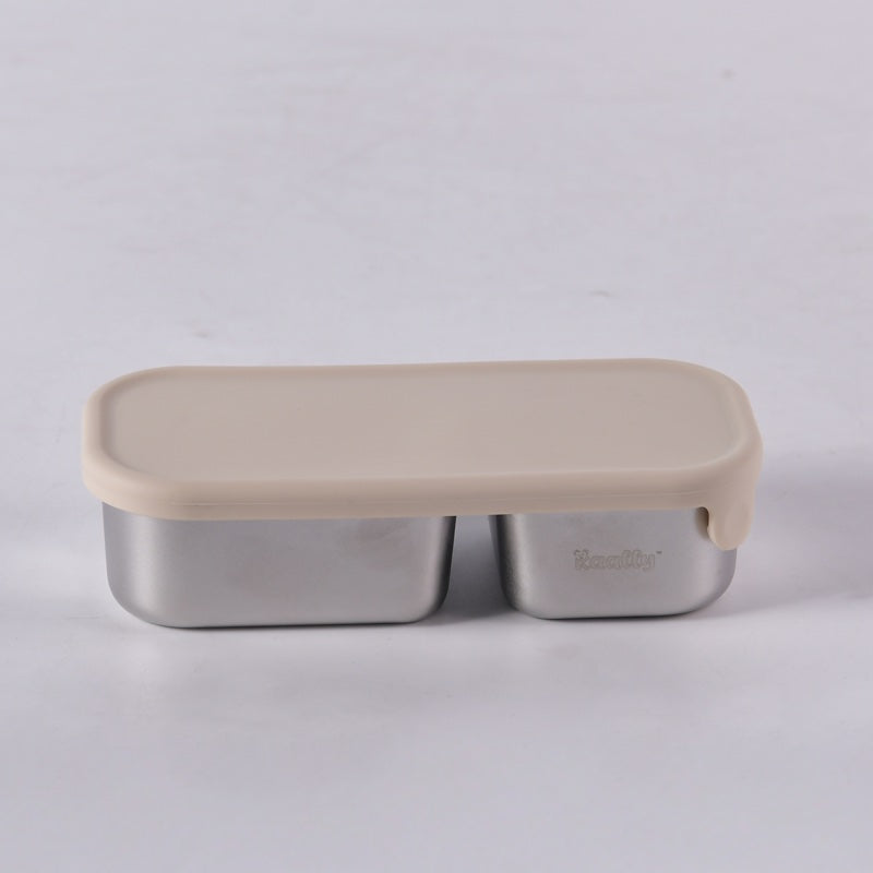 Kaally - Stainless Steel Snack Pot – 2 Compartment