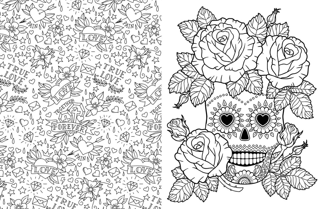 Book | Tattoo Activity Book - Iconic Inks