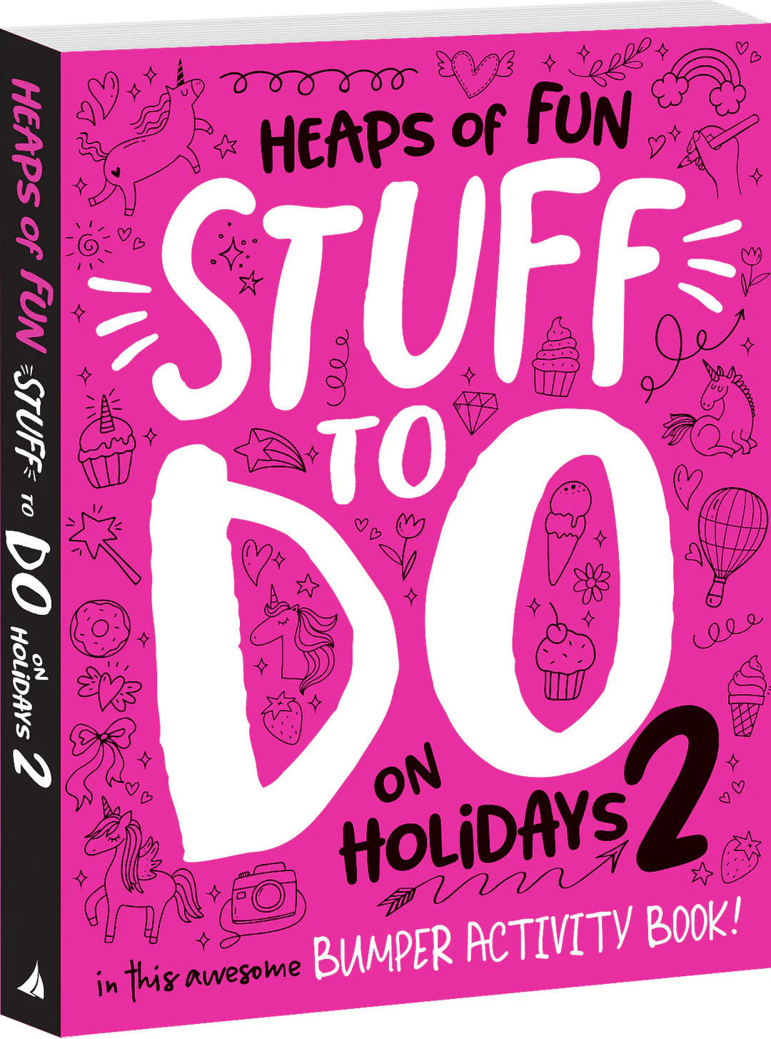 Book | Bumper Activity Book - Heaps of Fun Stuff to Do on Holidays - Pink
