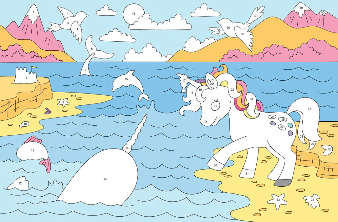 Book | Sticker Art - Unicorn