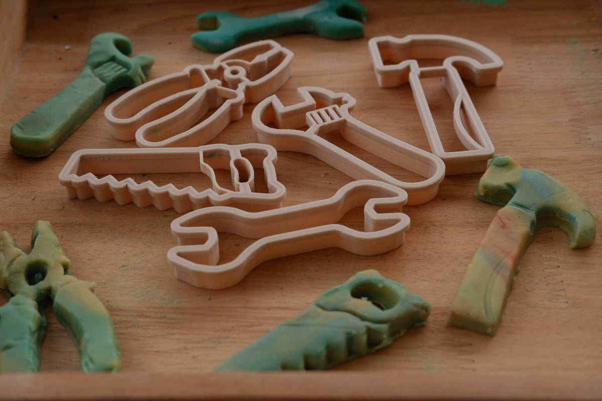 Kinfolk Pantry - Tools Cutter Set - Eco Playdough Tool